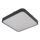 Plafonieră cu senzor WILTON 2xE27/60W/230V 33x33 cm antracit