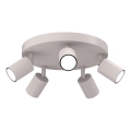 Plafonieră cu spoturi FUN 5xGU10/8W/230V crem