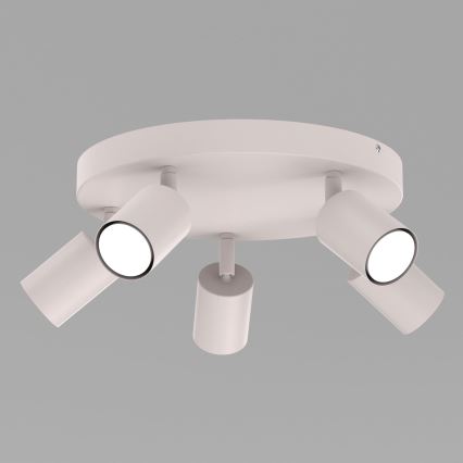 Plafonieră cu spoturi FUN 5xGU10/8W/230V crem