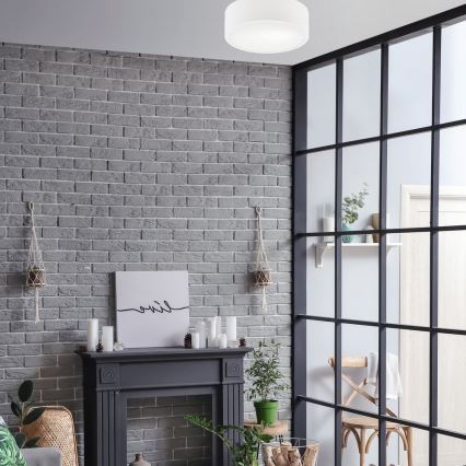 Plafonieră DANTE 1xE27/60W/230V d. 26 cm albă