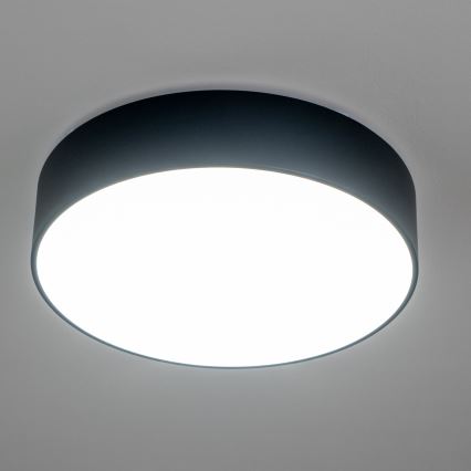 Plafonieră de baie Brilagi POOL 4xE27/15W/230V Ø 50 cm IP54 neagră