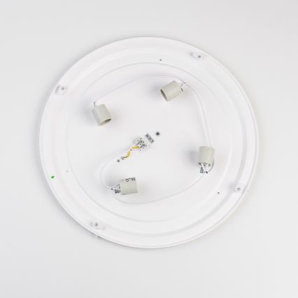 Plafonieră de baie Brilagi POOL 4xE27/15W/230V Ø 50 cm IP54 neagră
