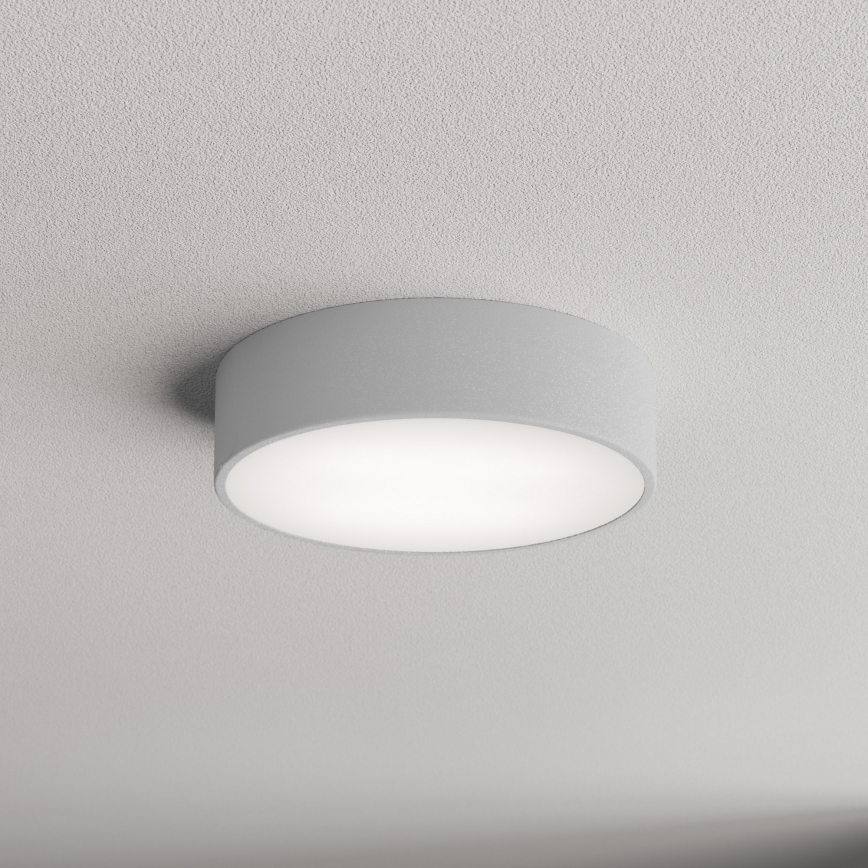 Plafonieră de baie CLEO cu senzor, 2xE27, 24W, 230V, Ø 30 cm, gri, IP54