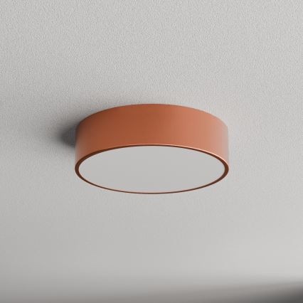 Plafonieră de baie CLEO cu senzor, Ø30 cm, 2x E27, 24W, 230V, finisaj cupru, IP54