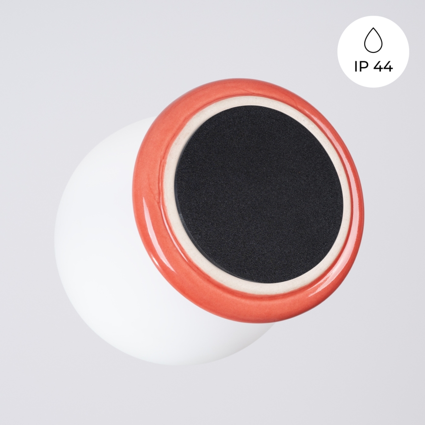 Plafonieră pentru baie ZORI, 1x G9, 8W, 230V, Ø 12 cm, IP44, roz