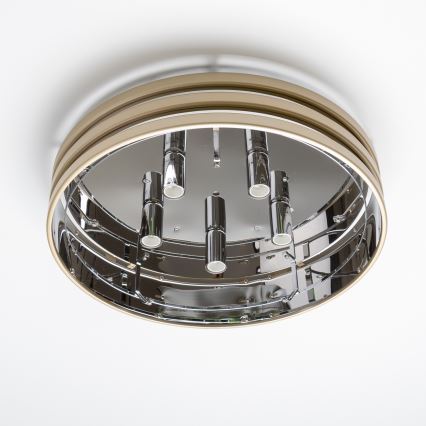 Plafonieră de cristal Brilagi VELURE 5xE14/40W/230V auriu