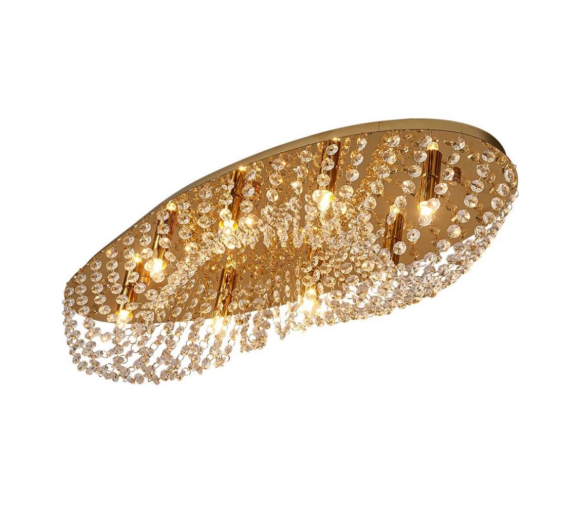 Plafonieră de cristal LUXERA 62440 ELIPTHON 8xG9/33W/230V