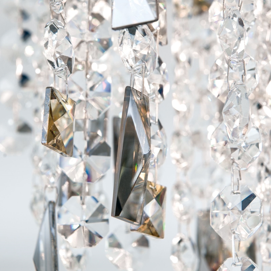 Plafonieră de cristal CRYSTALRIVER 21xG9/40W/230V crom lucios