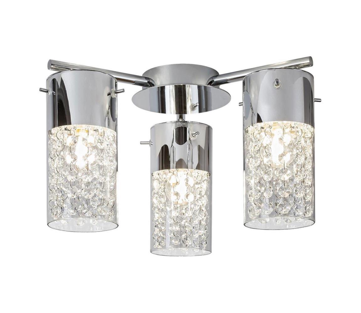 Plafonieră de cristal pentru baie NIAGARA 3xE14/40W/230V IP44 Rabalux 2195