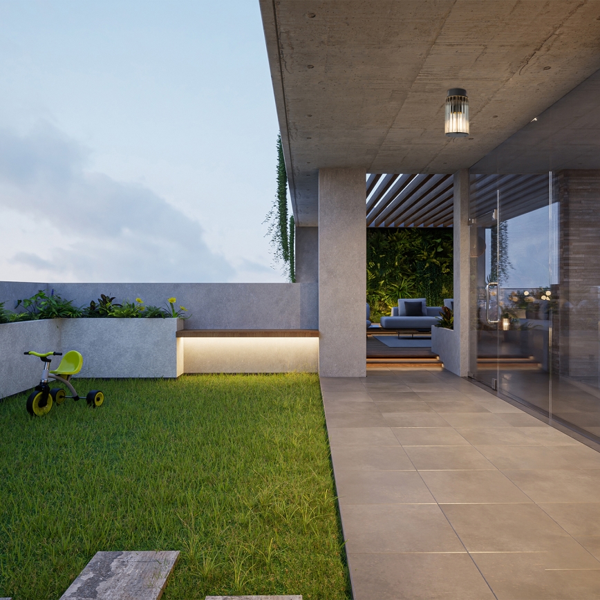 Plafonieră de exterior Argon 8773 NORFOLK 1xE27/15W/230V IP44 negru