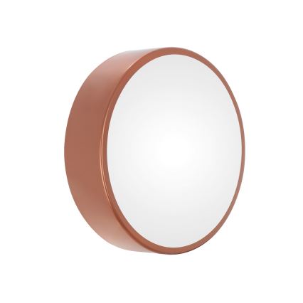 Plafonieră de exterior cu senzor CLEO 2xE27/24W/230V d. 30 cm cupru IP54