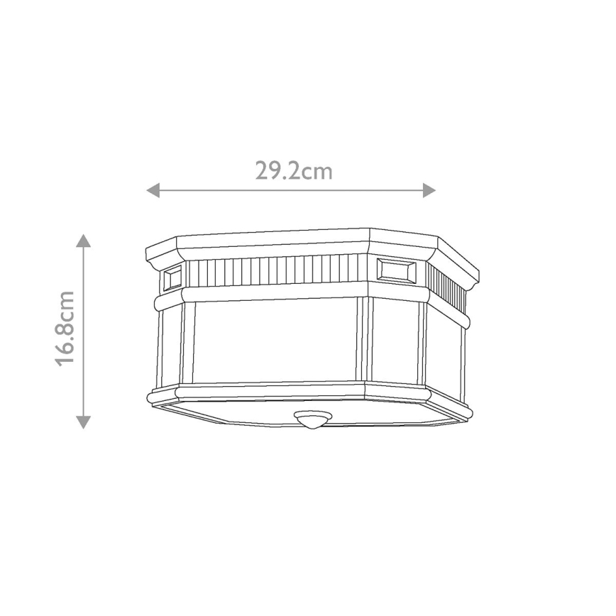Plafonieră de exterior Feiss COTSWOLD LANE 2xE27/60W/230V IP44