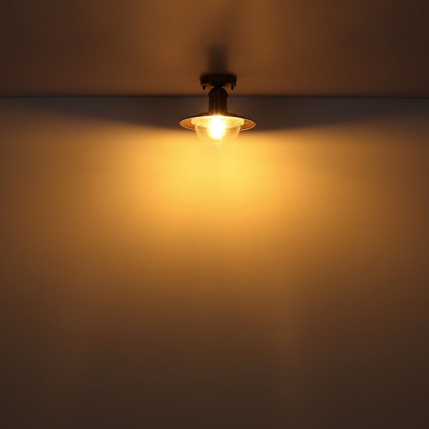 Plafonieră de exterior LINDA 1xE27/15W/230V IP44 ruginie Globo 3274DR