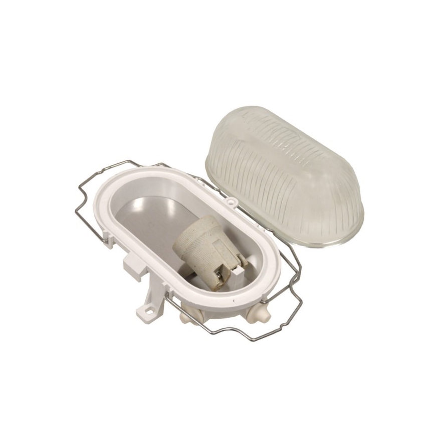 Plafonieră de exterior RADUS 1xE27/60W/230V IP54 albă