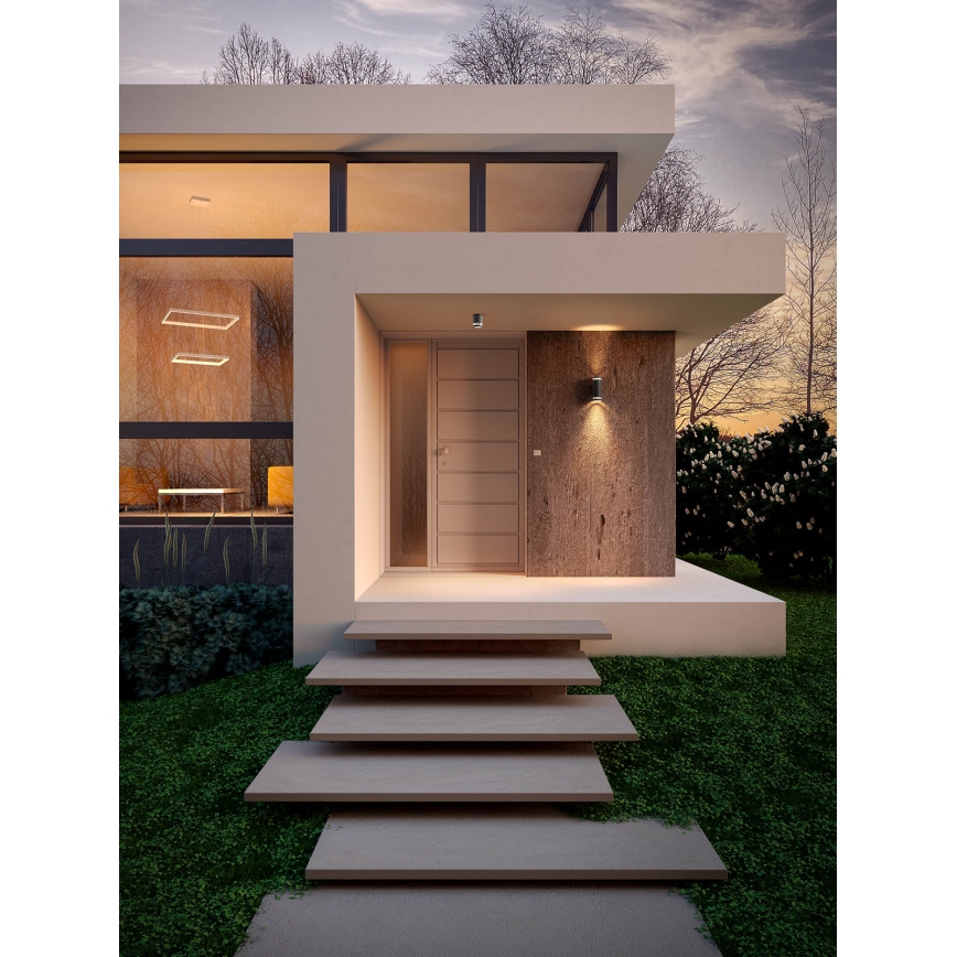 Plafonieră de exterior Redo 90519 CARGO 1xGU10/28W/230V IP54 antracit