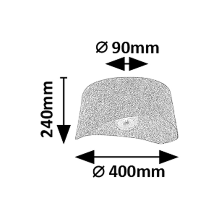 Rabalux - Plafonieră 1x soclu E27, 10 W, 230 V, diametru 40 cm