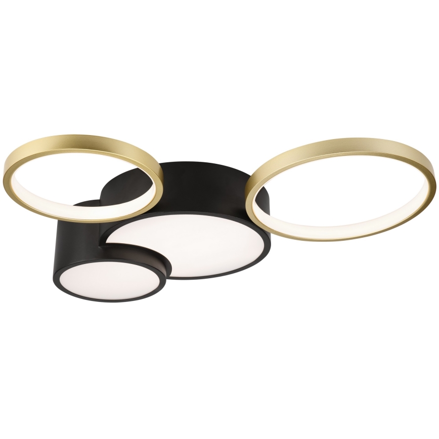 Plafonieră dimabilă ALIZEE LED/30W/230V 3000-6500K negru/auriu