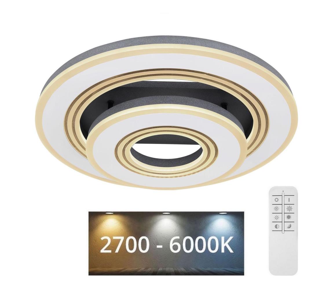 Plafonieră dimabilă JACK LED/50W/230V Globo 48449-50 + telecomandă