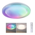 Plafonieră dimabilă LED RGBW/38,5W RAINBOW 230V 3000-6500K Paulmann 70547 + telecomandă