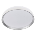 Plafonieră dimabilă LIXAN LED, 47W/230V, 3000-6500K, Ø 38,6 cm, alb/argintiu, cu telecomandă