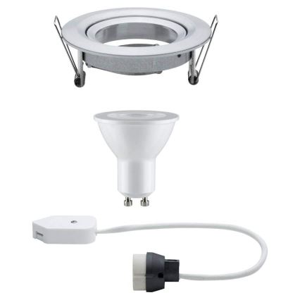 Plafonieră dimabilă încastrată pentru baie LED GU10/7W IP23 NOVA 230V Paulmann 93602