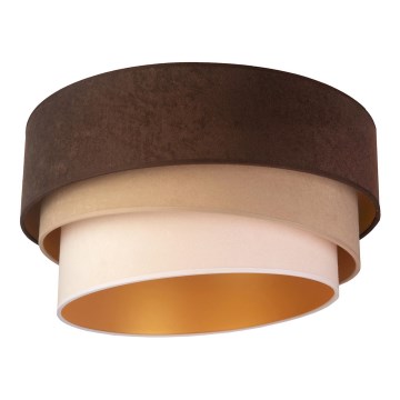 Plafonieră Duolla DEVON 1xE27/40W/230V d. 45 cm maro/bej