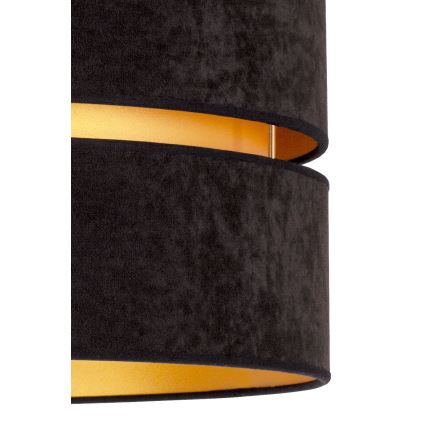 Plafonieră Duolla DUO 1xE27/40W/230V d. 40 cm negru/auriu