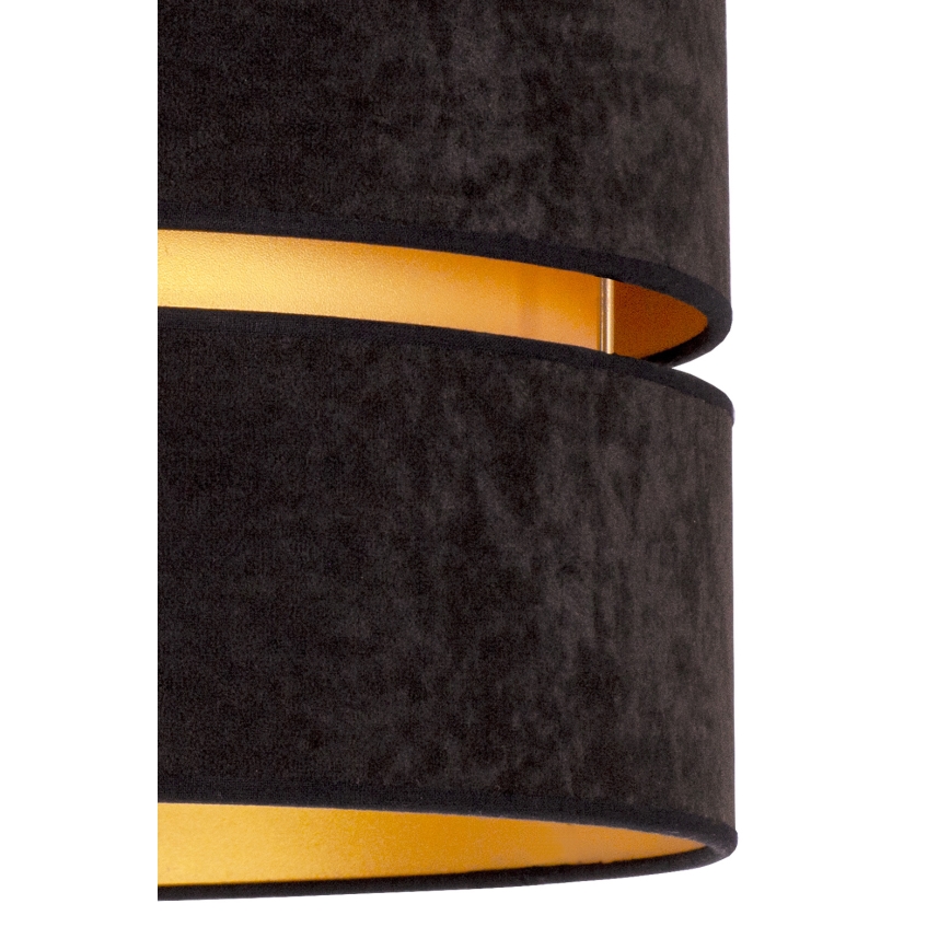 Plafonieră Duolla DUO 1xE27/40W/230V d. 40 cm negru/auriu