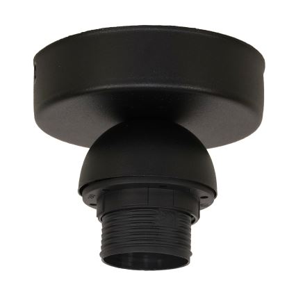 Plafonieră Duolla DUO 1xE27/40W/230V d. 40 cm negru/auriu