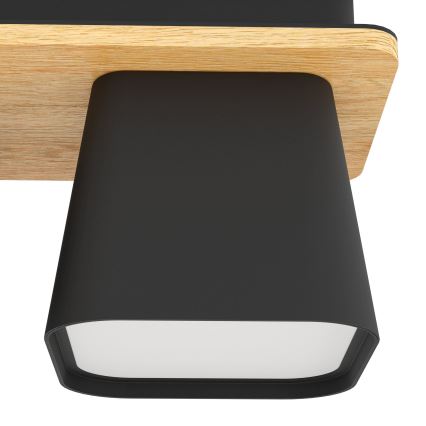 Plafonieră Eglo 2xE27/40W/230V negru/maro