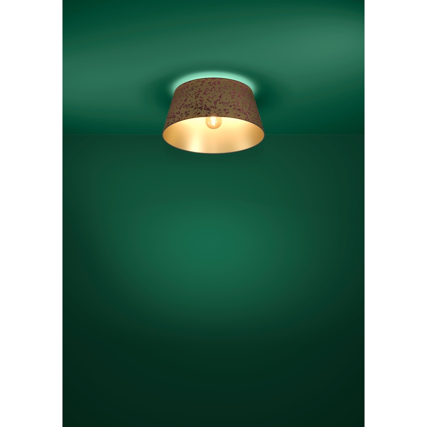 Plafonieră Eglo 1xE27/25W/230V auriu/roz