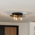 Plafonieră Eglo 3xE27/40W/230V auriu/negru