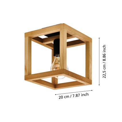 Plafonieră Eglo BLACKCROWN 32146, 1xE27/40W/230V