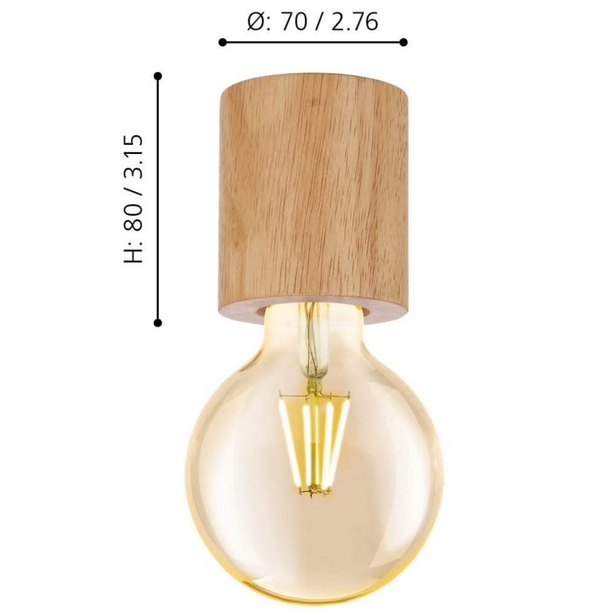 Eglo - Plafonieră 1xE27/28W/230V