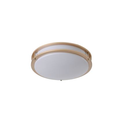 Plafonieră ELARO 4xE27/40W/230V, Ø 41 cm, aurie - Brilagi