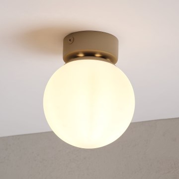 Plafonieră ELIAS 1xE14/5W/230V Ø 13 cm bej/alb