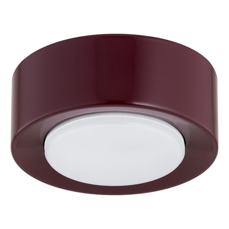 Plafonieră ELORA Argon 8904, 1xGX53/7W/230V, Ø 11 cm, vișinie