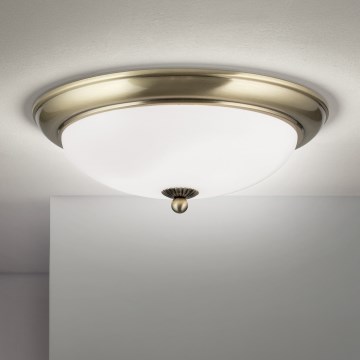 Plafonieră EMPIRA 2xE27/40W/230V, Ø 35,5 cm, bronz