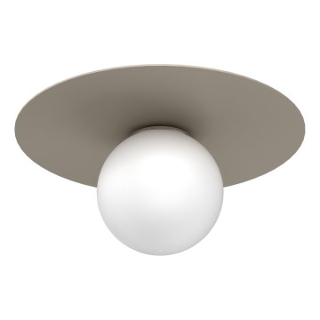 Plafonieră FLAT 1xE27, 15 W, 230 V, Ø 35 cm, bej