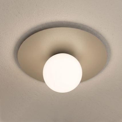 Plafonieră FLAT 1xE27, 15 W, 230 V, Ø 35 cm, bej
