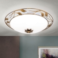 Plafonieră FLEUR 3xE27/60W/230V d. 50 cm bronz