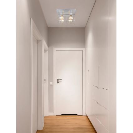 Plafonieră Globo 15530Z-4D MERRIL 4xE27/60W/230V