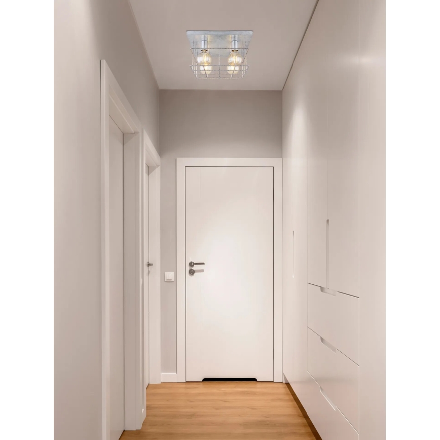 Plafonieră Globo 15530Z-4D MERRIL 4xE27/60W/230V