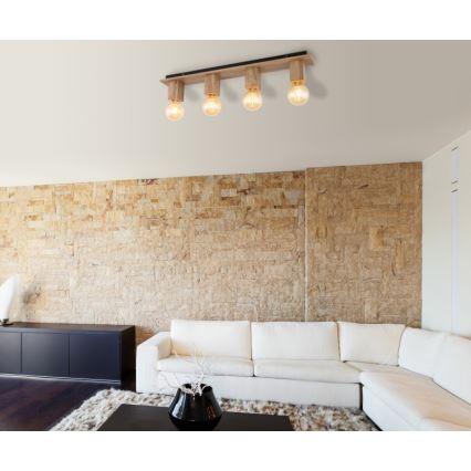 Plafonieră Globo 15655-4D ERNA 4xE27/60W/230V