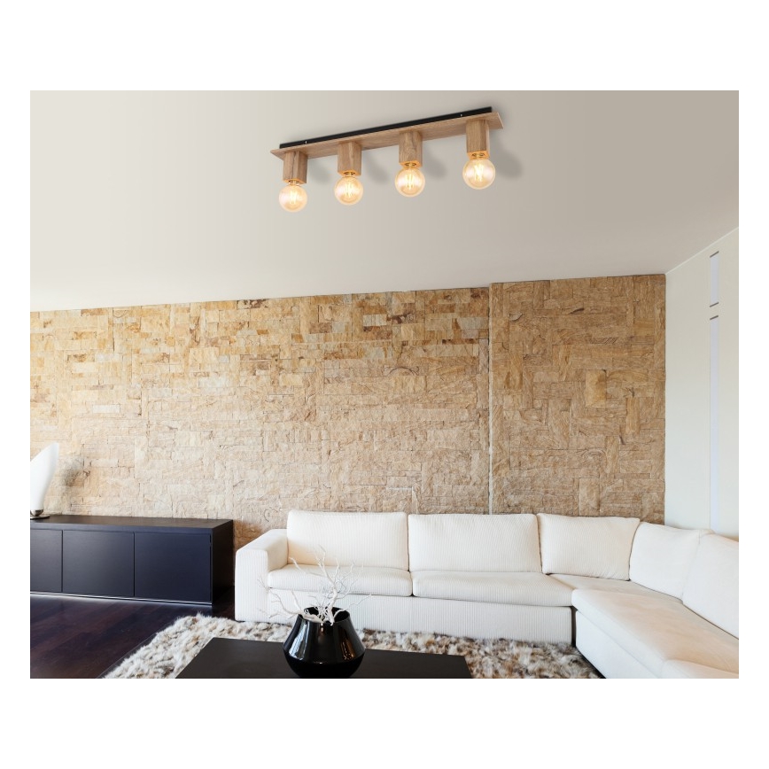 Plafonieră Globo 15655-4D ERNA 4xE27/60W/230V