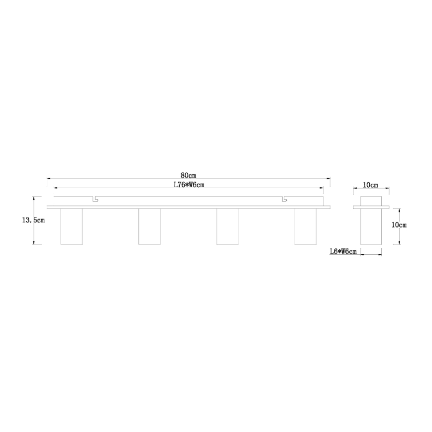 Plafonieră Globo 15655-4D ERNA 4xE27/60W/230V