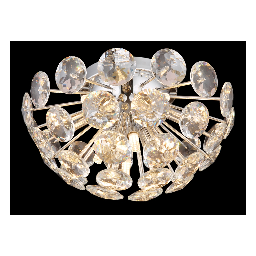 Plafonieră Globo 10xG9/7W/230V crom lucios d. 39 cm