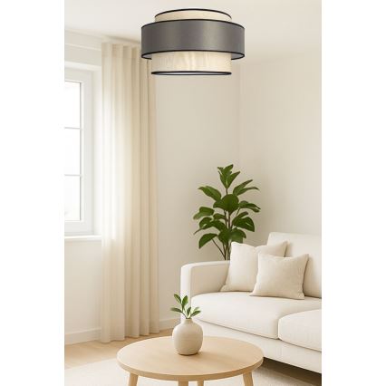 Plafonieră GRACE 1xE27/60W/230V crem/maro