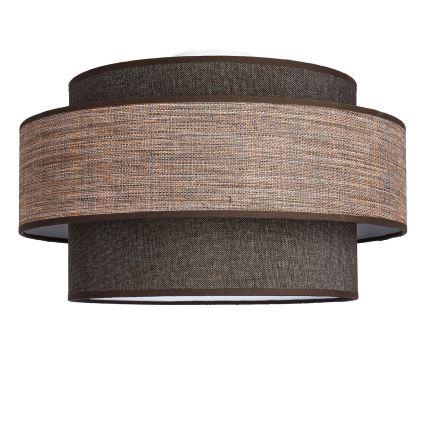 Plafonieră GRACE 1xE27/60W/230V maro/bej