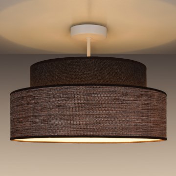 Plafonieră GRACE 1xE27/60W/230V maro/bej